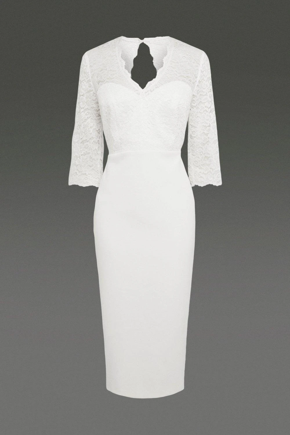 Coast Premium Lace Bodice Midi Dress 5 Coast Premium Lace Bodice Midi Dress - Image 5