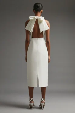 Coast Premium Halter Neck Midi Dress 8 Coast Premium Halter Neck Midi Dress -Coast acc01073 ivory xl 2 scaled