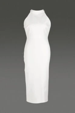 Coast Premium Halter Neck Midi Dress 10 Coast Premium Halter Neck Midi Dress -Coast acc01073 ivory xl 3 1
