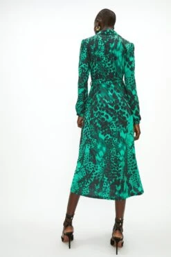 Coast Button Through Belted Shirt Dress -Coast acc02942 bright20green xl 2