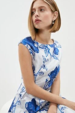 Coast Premium Jacquard Midaxi Dress