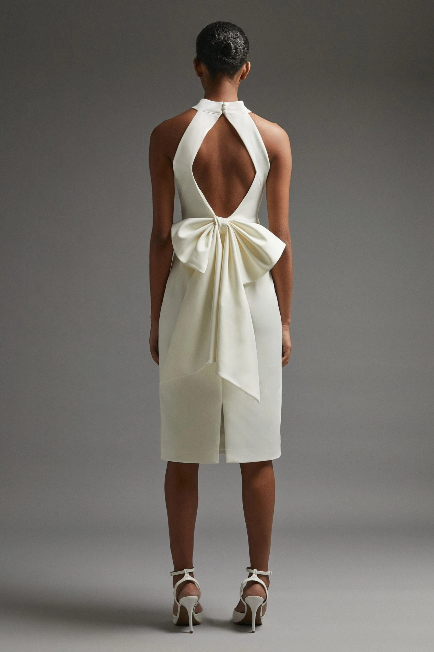 Coast Midi Dress With Statement Bow 3 Coast Midi Dress With Statement Bow - Image 3