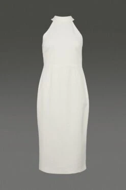 Coast Midi Dress With Statement Bow 10 Coast Midi Dress With Statement Bow -Coast acc03520 ivory xl 3 1