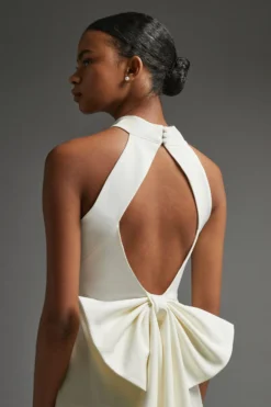 Coast Midi Dress With Statement Bow 11 Coast Midi Dress With Statement Bow -Coast acc03520 ivory xl 5 scaled