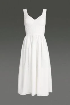 Coast Fitted Bodice Organza And Lace Dress -Coast acc03592 ivory xl 3 1