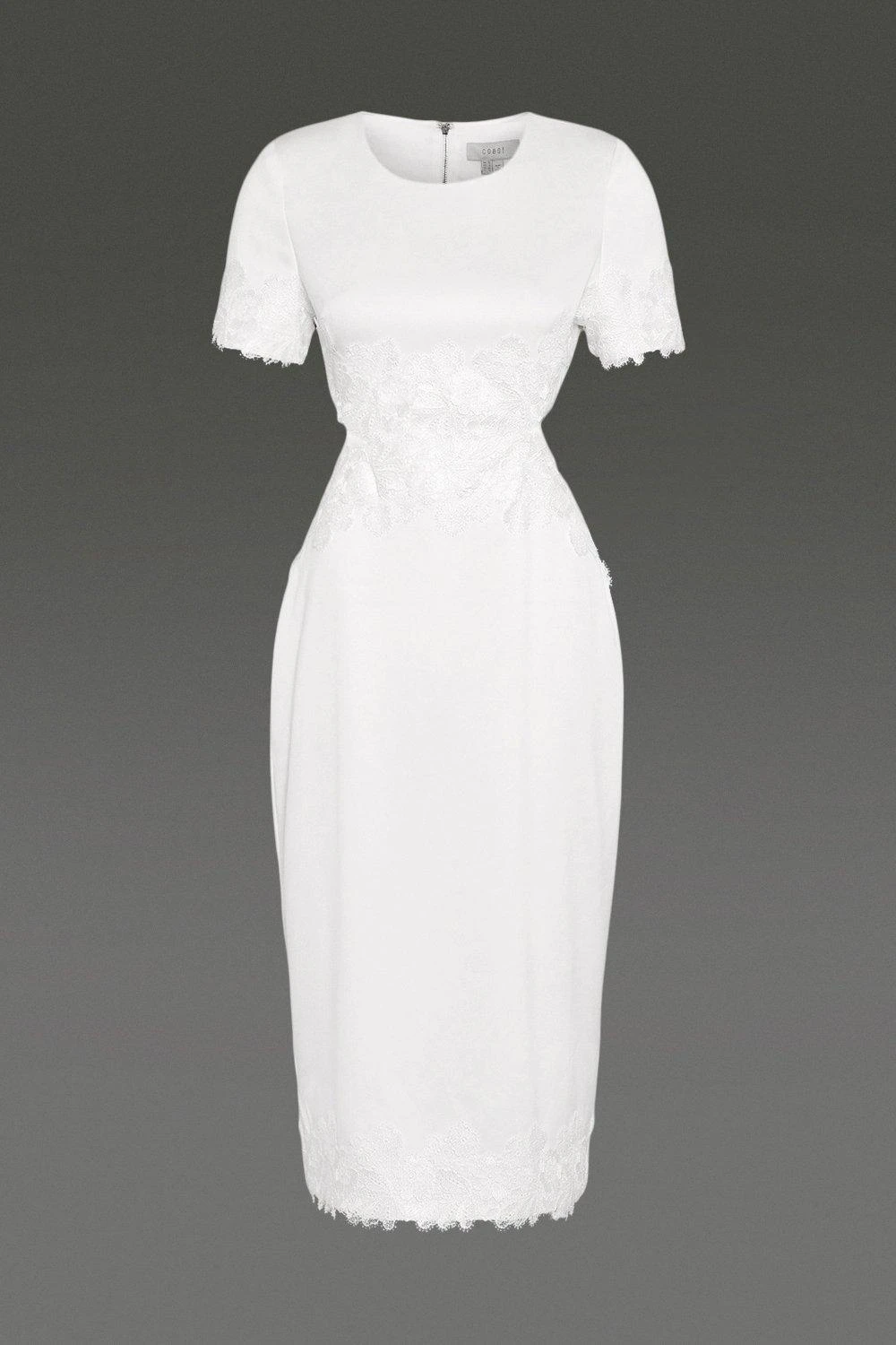 Coast Cut Out Lace Detail Midi Dress 4 Coast Cut Out Lace Detail Midi Dress - Image 4