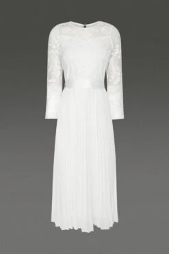 Coast Embroidered Long Sleeve Dress -Coast acc95963 ivory xl 3