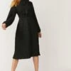 Coast Tie Neck Pleat Shirt Dress
