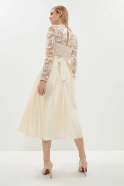 Coast Lace Long Sleeve Midi Dress -Coast bcc00094 white xl 2