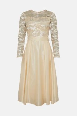 Coast Lace Long Sleeve Midi Dress -Coast bcc00094 white xl 3