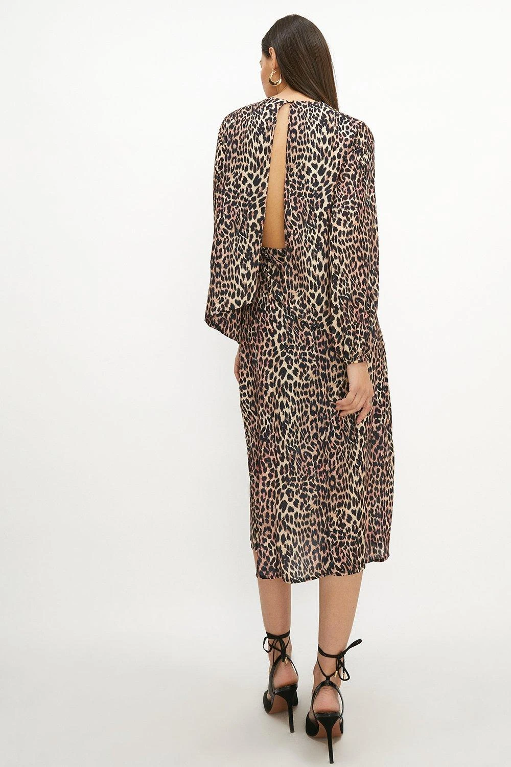 Coast Cape Back Midi Dress 3 Coast Cape Back Midi Dress - Image 3