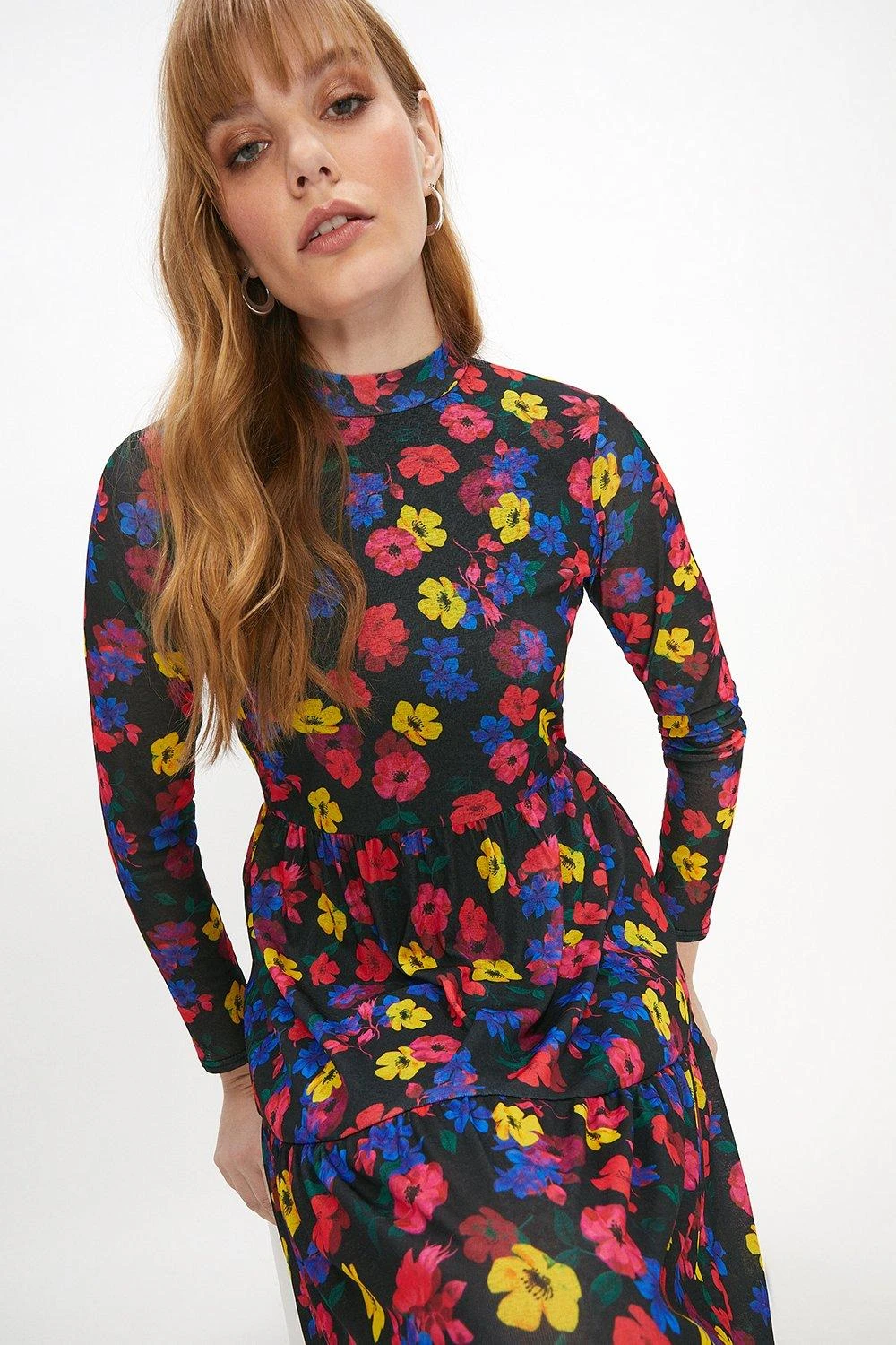 Coast Tiered Midi Dress 2 Coast Tiered Midi Dress - Image 2