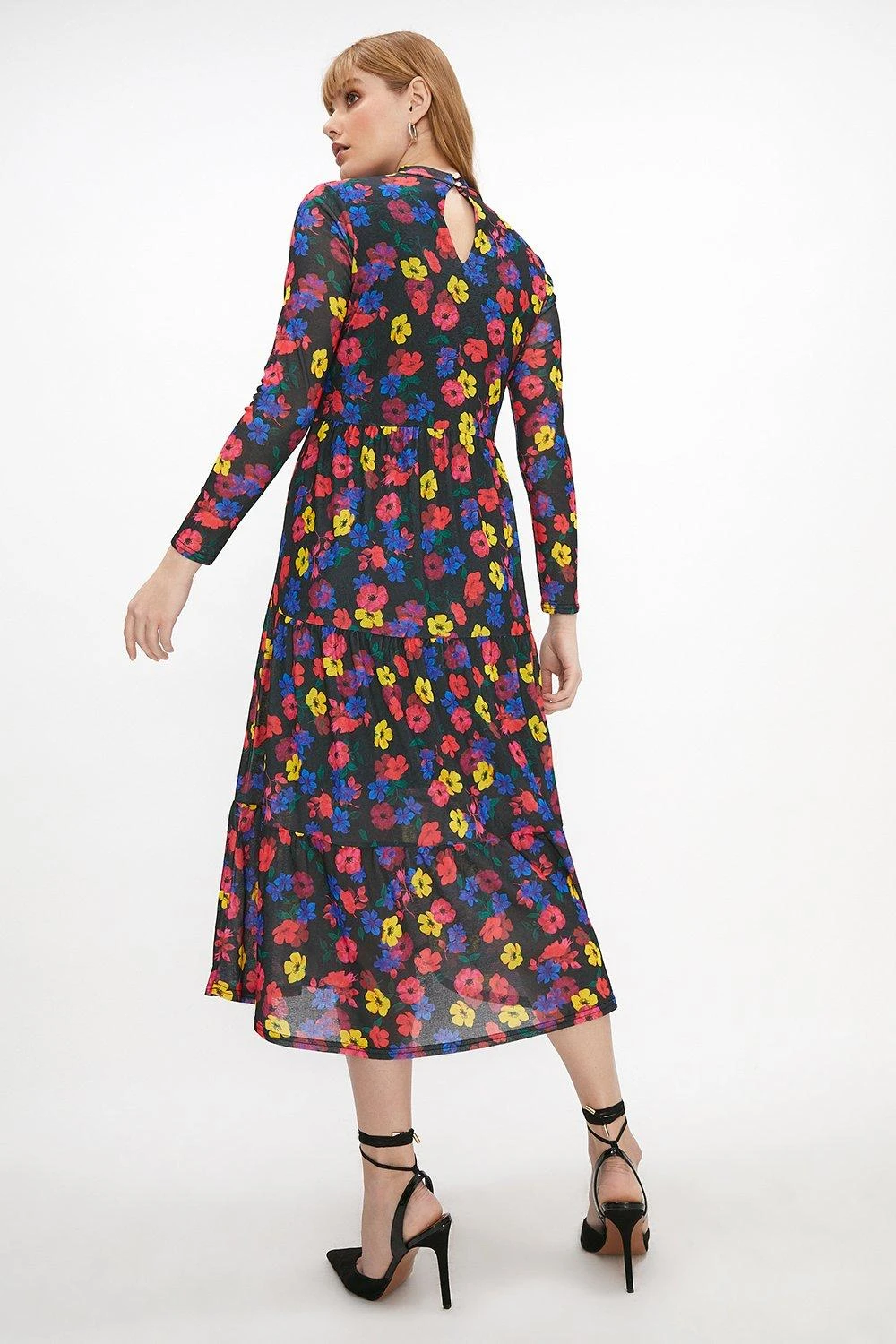 Coast Tiered Midi Dress 3 Coast Tiered Midi Dress - Image 3