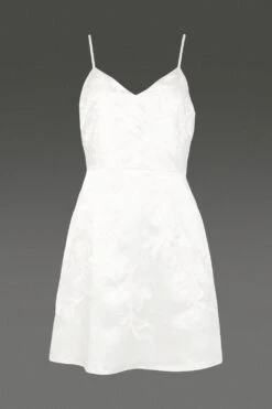 Coast Embroidered Mini Dress -Coast bcc00328 ivory xl 3