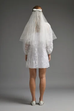 Coast Embroidered Border Organza Full Sleeve​ Mini -Coast bcc00349 ivory xl 2 scaled