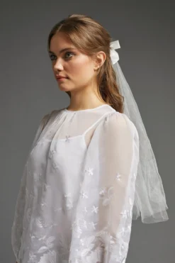 Coast Embroidered Border Organza Full Sleeve​ Mini -Coast bcc00349 ivory xl 5 scaled