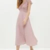 Coast Cap Sleeve Pleat Skirt Two In One Dress