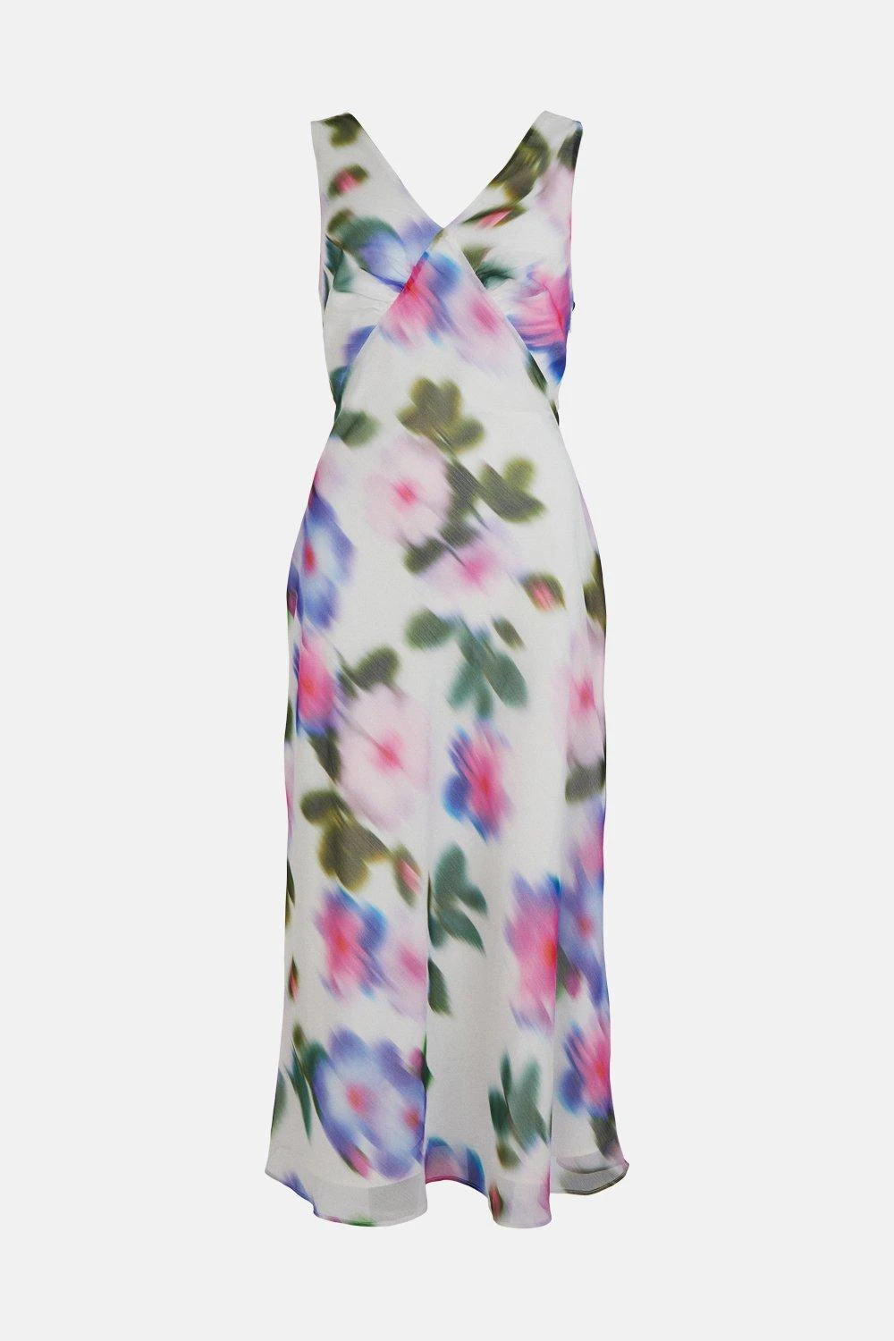 Coast Tie Back Detail Printed Slip Dress 4 Coast Tie Back Detail Printed Slip Dress - Image 4