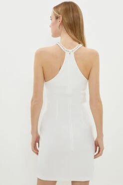 Coast Premium Diamante Trim Halter 7 Coast Premium Diamante Trim Halter -Coast bcc00883 ivory xl 2