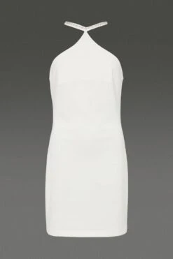 Coast Premium Diamante Trim Halter 9 Coast Premium Diamante Trim Halter -Coast bcc00883 ivory xl 3 1