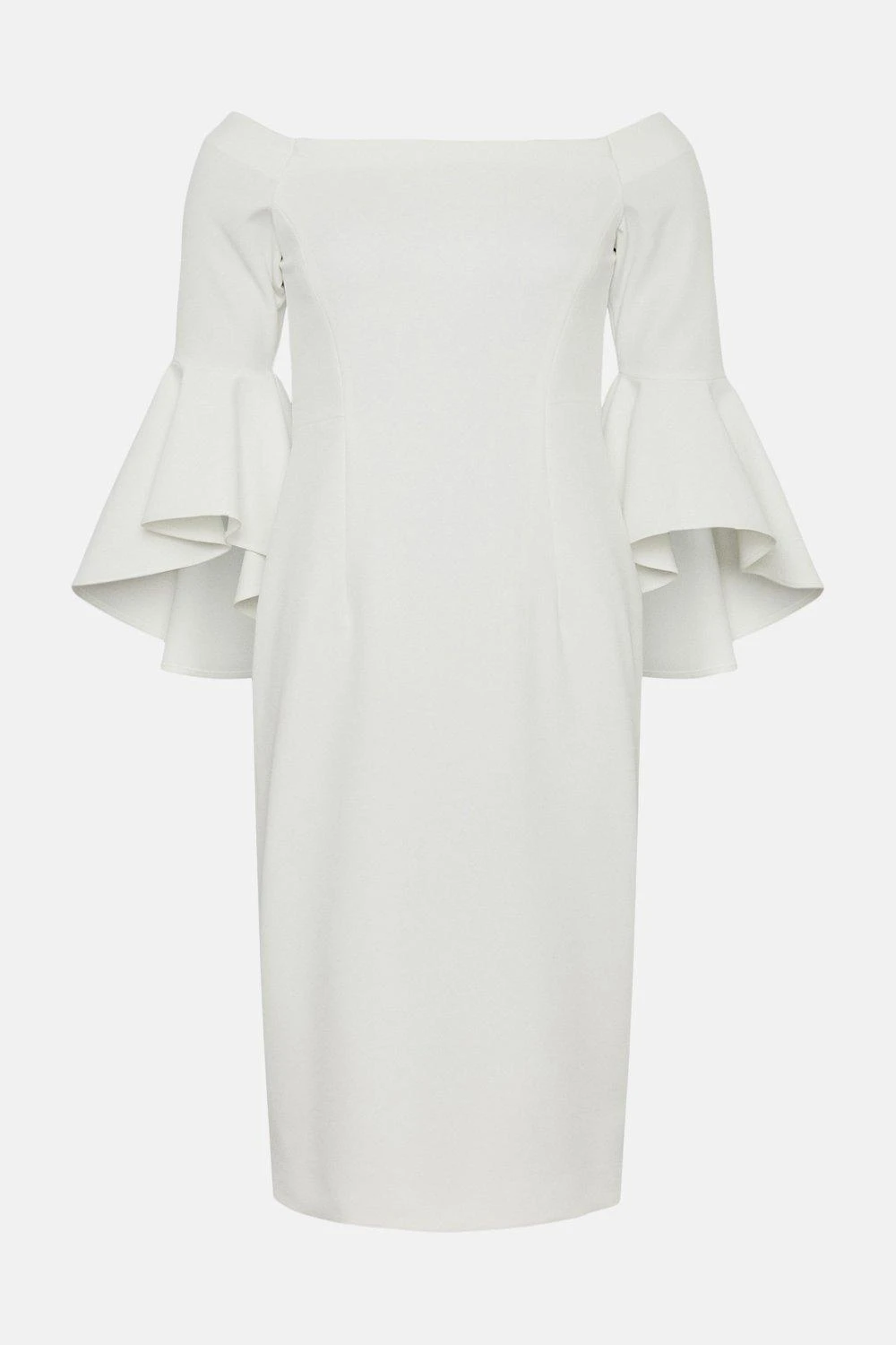 Coast Ruffle Sleeve Column Dress 4 Coast Ruffle Sleeve Column Dress - Image 4