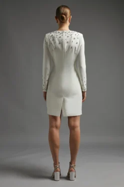 Coast Premium Embellished Pencil Dress 17 Coast Premium Embellished Pencil Dress -Coast bcc01188 ivory xl 3 scaled