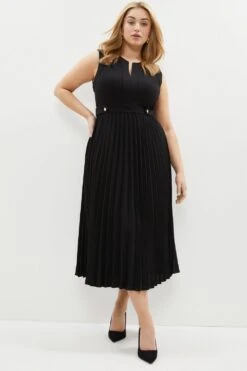 Coast Plus Size Sleeveless Ponte Top Midi Dress