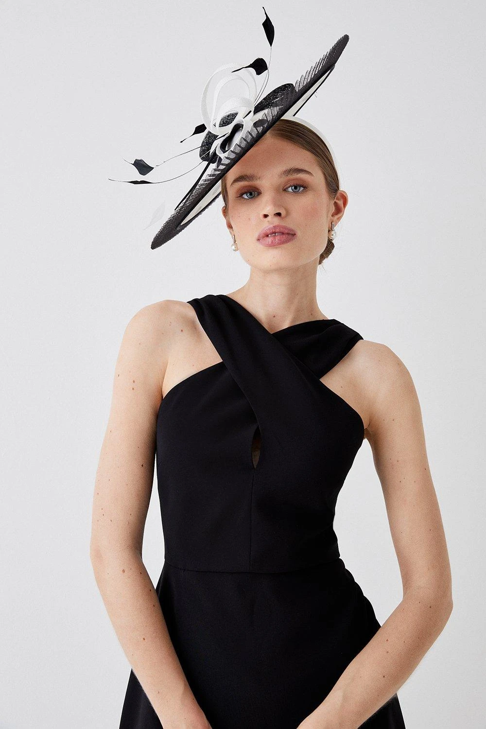 Coast Cross Front Flowing Skirt Midi Dress 2 Coast Cross Front Flowing Skirt Midi Dress - Image 2