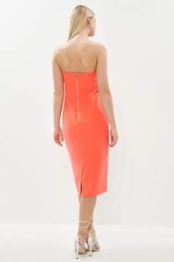 Coast Nick Grindrod Premium Beaded Bandeau Dress 6 Coast Nick Grindrod Premium Beaded Bandeau Dress -Coast bcc01887 coral xl 2