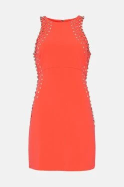 Coast Nick Grindrod Premium Embellished Mini Dress -Coast bcc01914 coral xl 3