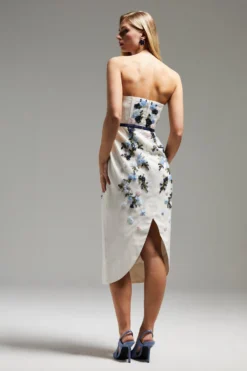 Coast Norman Hartnell Premium Embroidered Midi Dres -Coast bcc02041 ivory xl 2 scaled