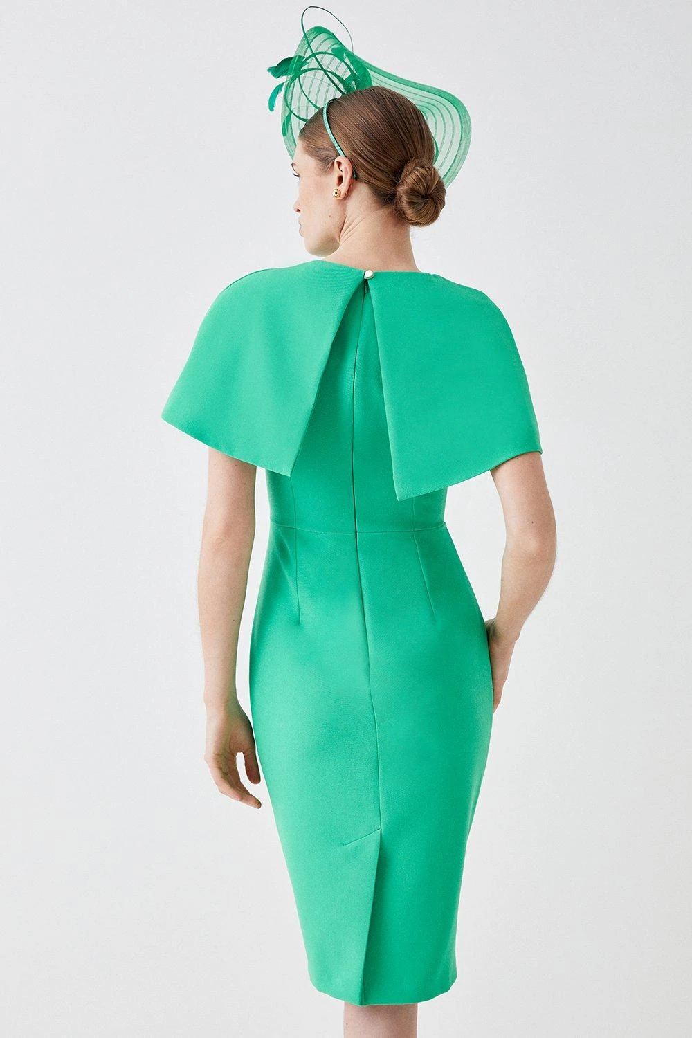 Coast Cape Detail Body Sculpt Midi Dress 3 Coast Cape Detail Body Sculpt Midi Dress - Image 3