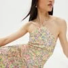 Coast Multi Colour Sequin Halter Neck Column Dress