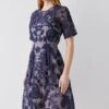 Coast Premium Embroidered Organza Midi Dress