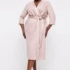 Coast Plus Size Premium Notch Neck Wrap Dress