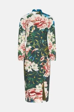 Coast Alexandra Gallagher High Neck Midi Dress -Coast bcc02941 multi xl 3
