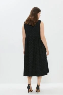 Coast Plus Size Lace Midi Shirt Dress -Coast bcc03178 black xl 2