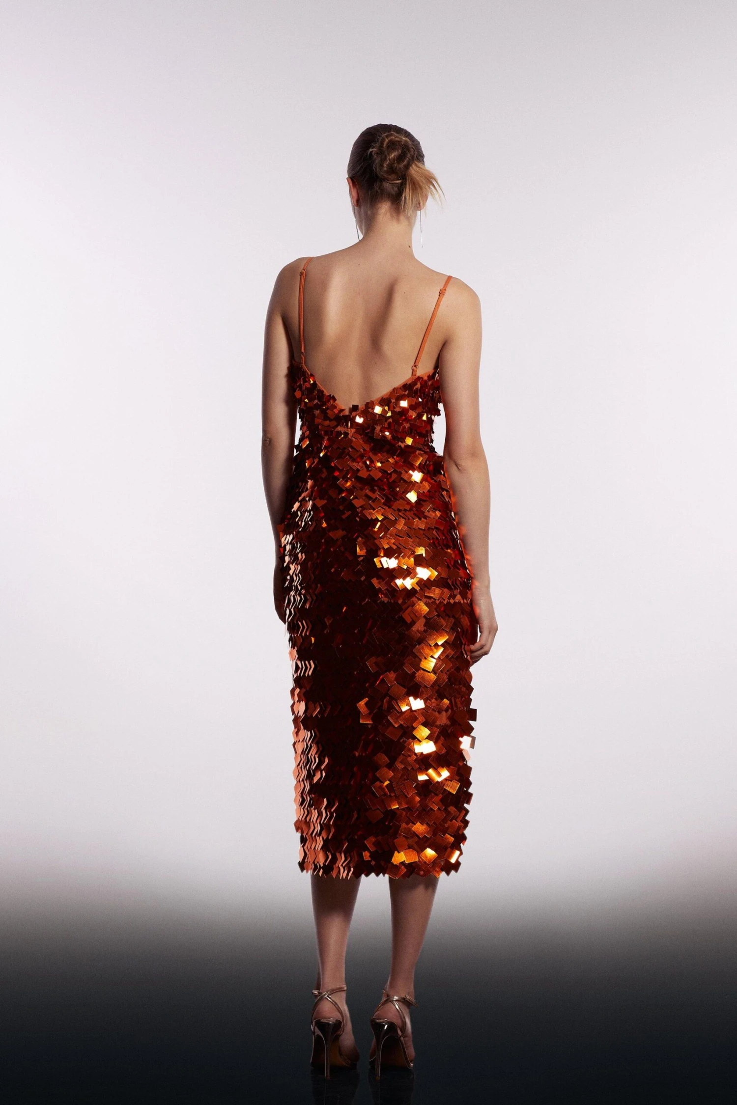 Coast Premium Square Sequin Midi Dress 3 Coast Premium Square Sequin Midi Dress - Image 3