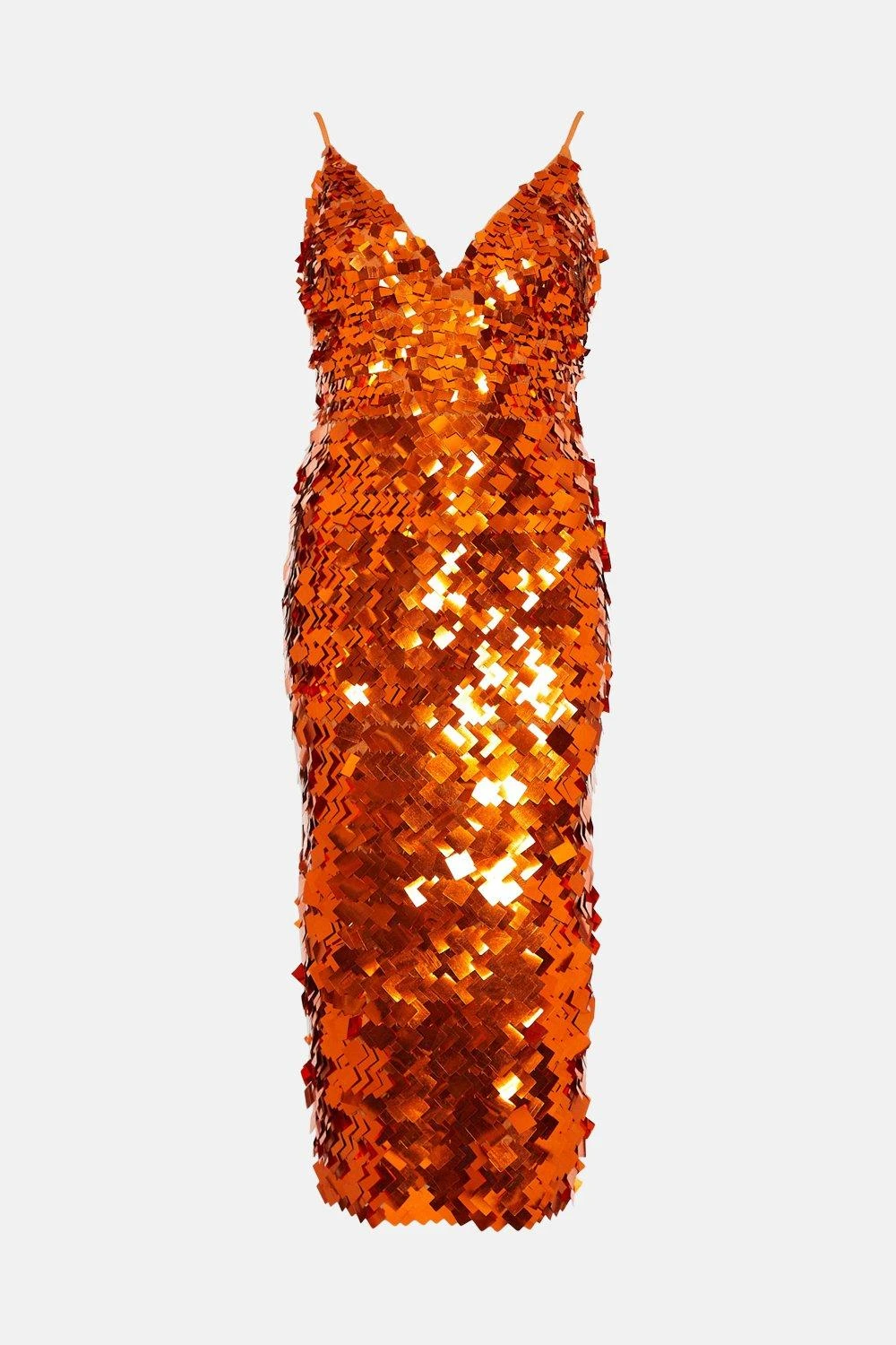 Coast Premium Square Sequin Midi Dress 4 Coast Premium Square Sequin Midi Dress - Image 4