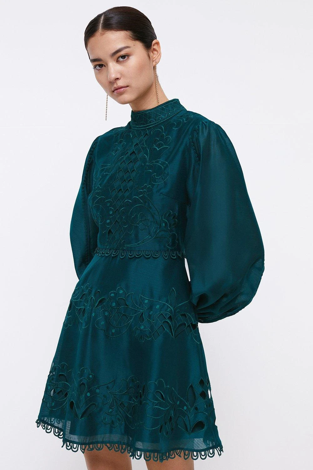 Coast Petite Cutwork And Embroidered Dress 1 Coast Petite Cutwork And Embroidered Dress