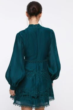 Coast Petite Cutwork And Embroidered Dress 7 Coast Petite Cutwork And Embroidered Dress -Coast bcc03459 forest xl 2