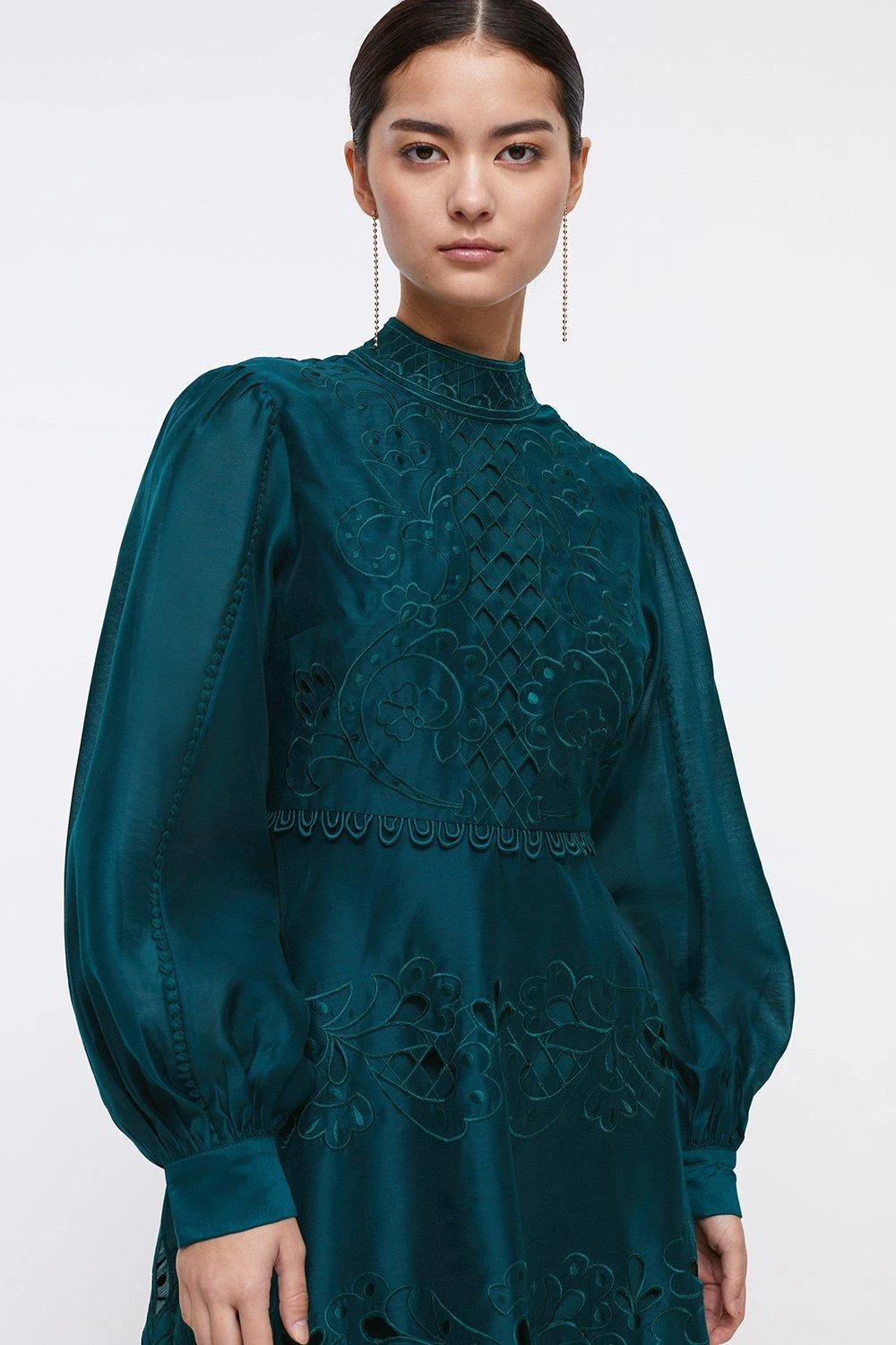 Coast Petite Cutwork And Embroidered Dress 4 Coast Petite Cutwork And Embroidered Dress - Image 4