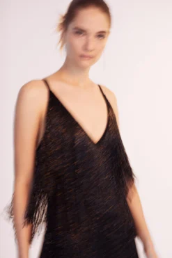 Coast Beaded Fringe Mini Dress -Coast bcc03514 black xl 4 scaled