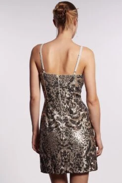 Coast Hand Embellished Sequin Cami Dress​ -Coast bcc03549 gold xl 2