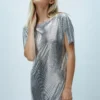 Coast Chainmail Mini Dress
