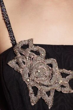 Coast Midi Cami Dress With Crystals -Coast bcc03779 black xl 5