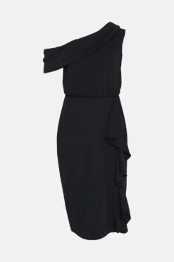 Coast Drape Top Pencil Dress -Coast bcc03791 black xl 3