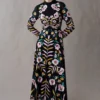 Coast Statement Mirrored Floral Embroidered Maxi Dress