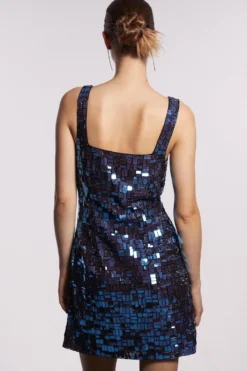 Coast Mirror Square Neck Mini Dress -Coast bcc03941 blue xl 2 scaled