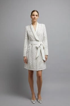 Coast 4 Coast Premium Embellished Tux Dress